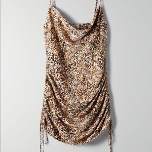 Wilfred Only Ruched Slip Dress in Gisele/Buffalo